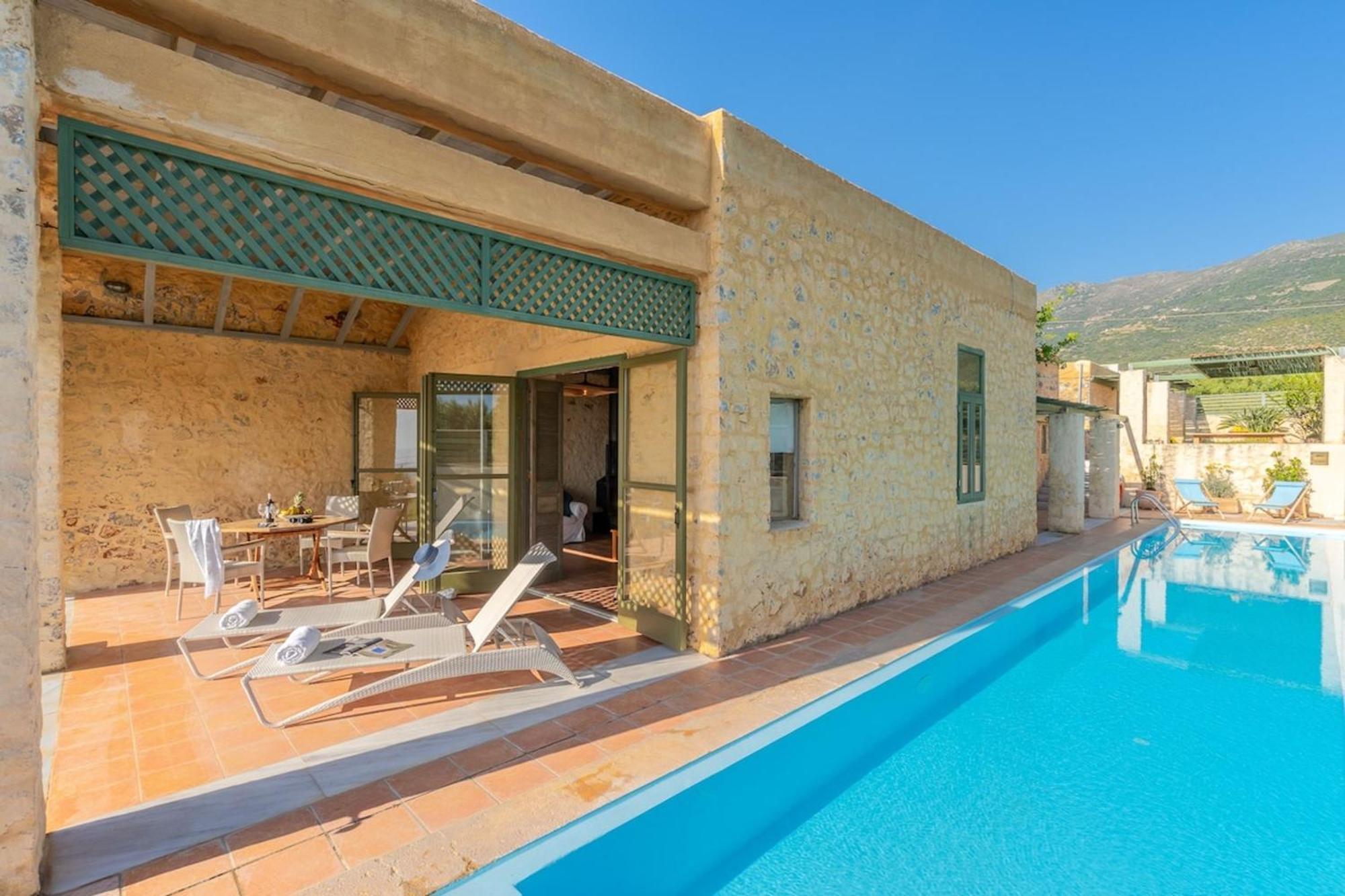 Villa Mediterranea, With Heated Pool Livadia  Eksteriør bilde