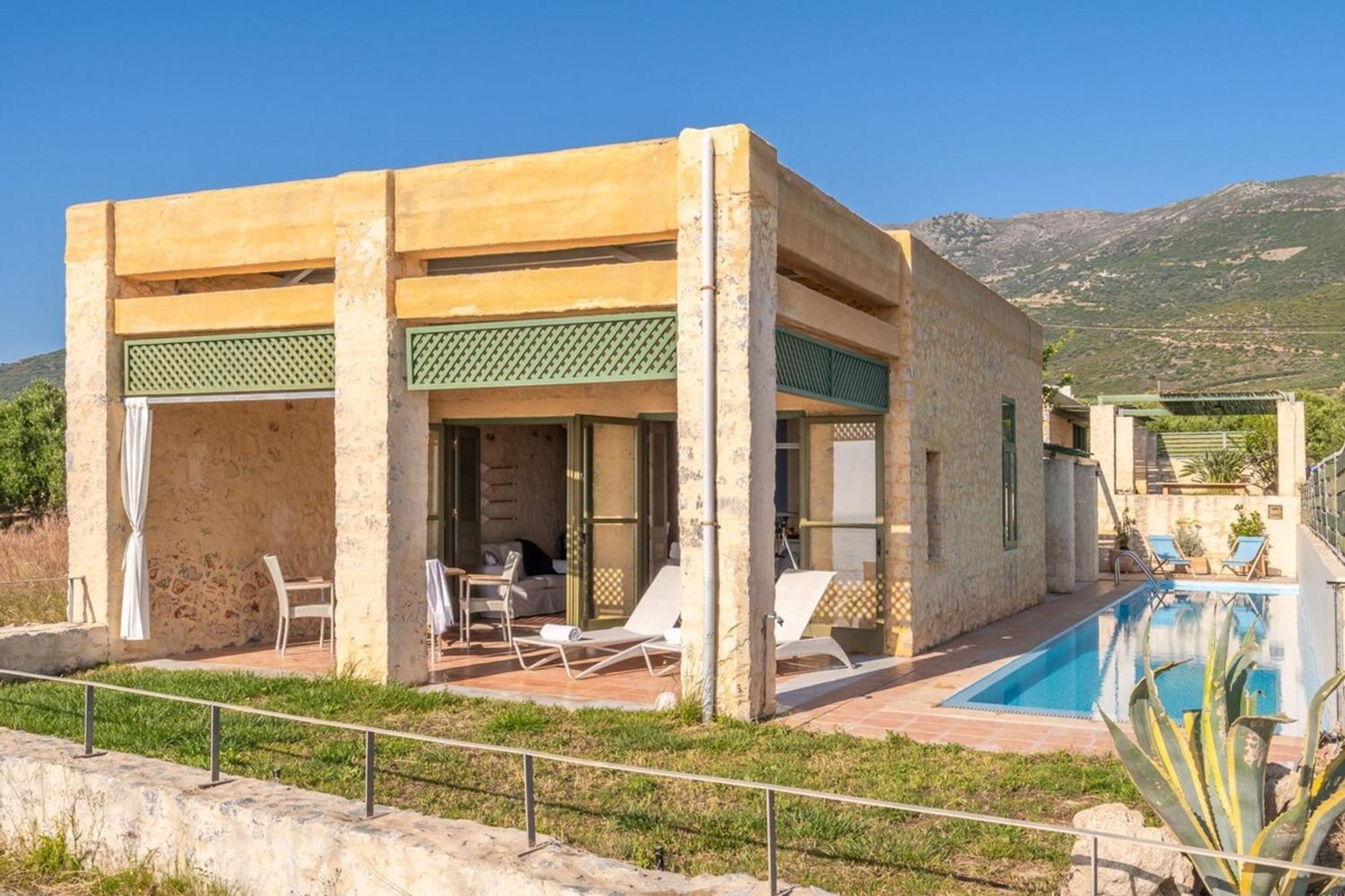 Villa Mediterranea, With Heated Pool Livadia  Eksteriør bilde