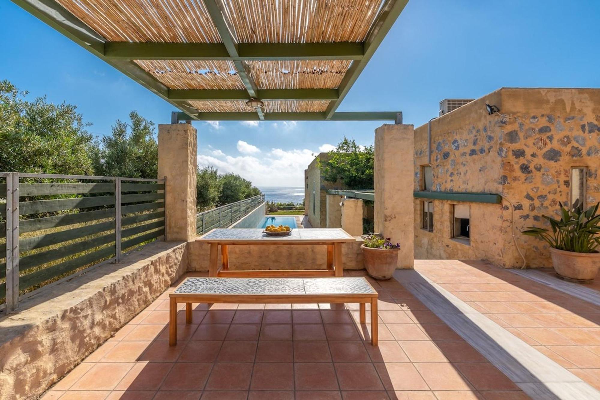 Villa Mediterranea, With Heated Pool Livadia  Eksteriør bilde